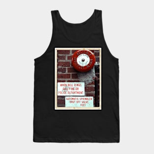 Vintage Sprinkler Alarm in the streets of NYC Tank Top